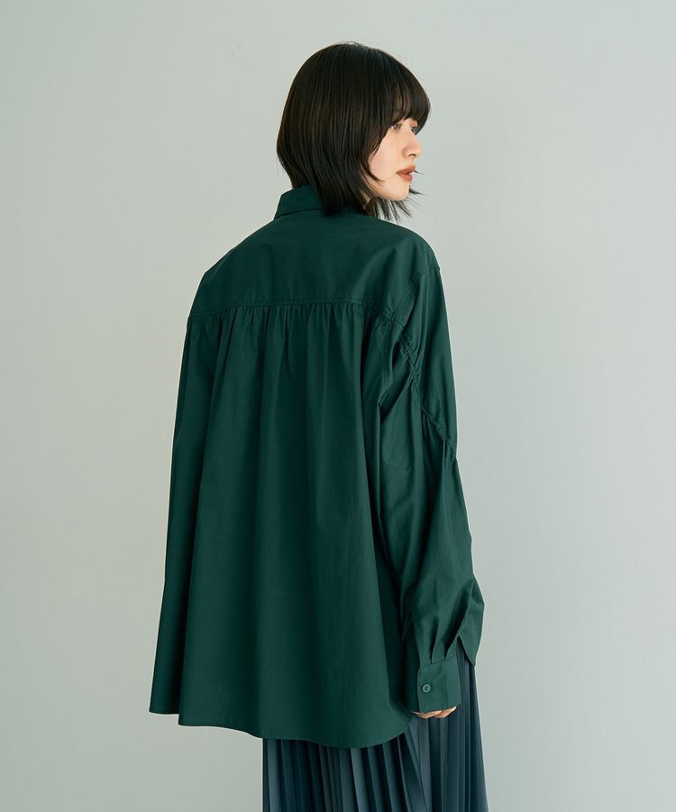 Editt by YECCA VECCA「ドロストデザインギャザーシャツ」|シャツ・ブラウス|