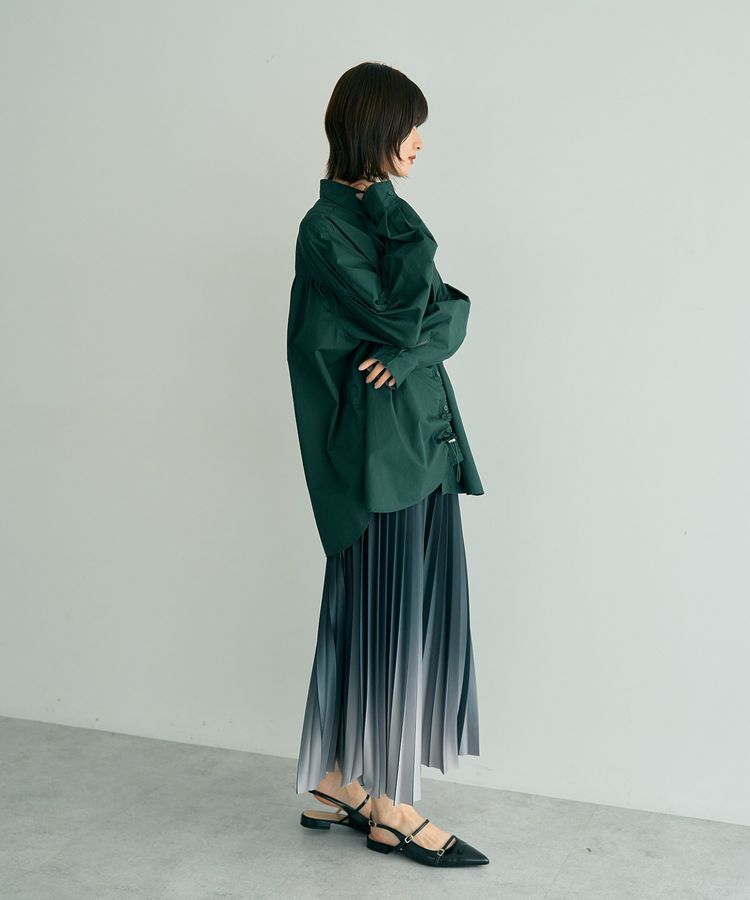 Editt by YECCA VECCA「ドロストデザインギャザーシャツ」|シャツ・ブラウス|