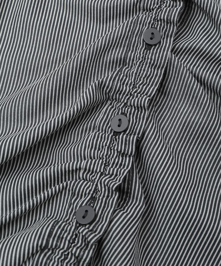 Editt by YECCA VECCA「ドロストデザインギャザーシャツ」|シャツ・ブラウス|