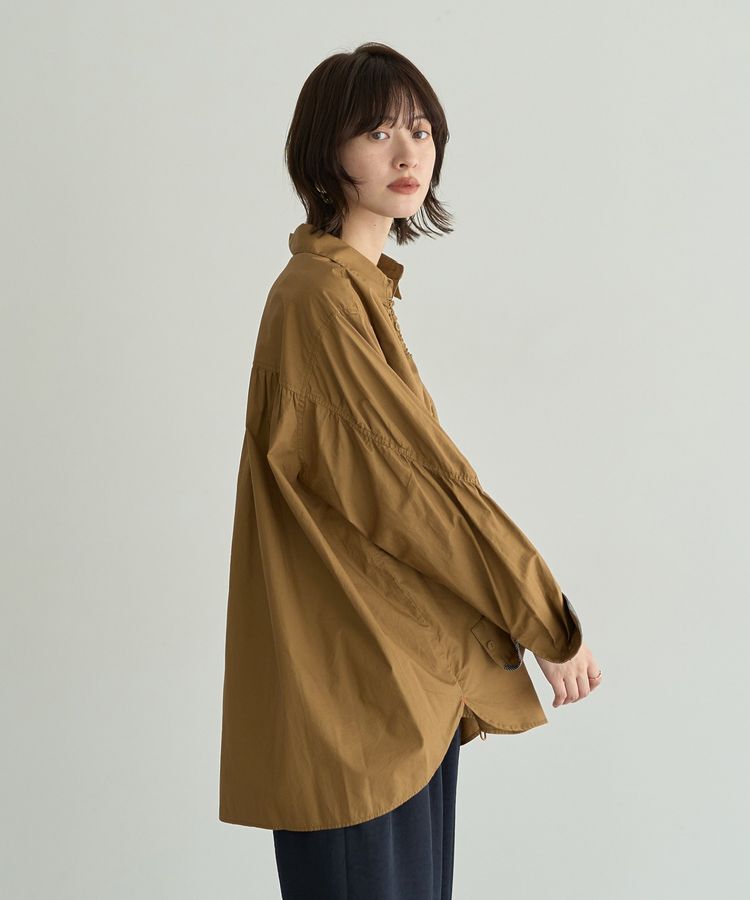 Editt by YECCA VECCA「ドロストデザインギャザーシャツ」|シャツ・ブラウス|