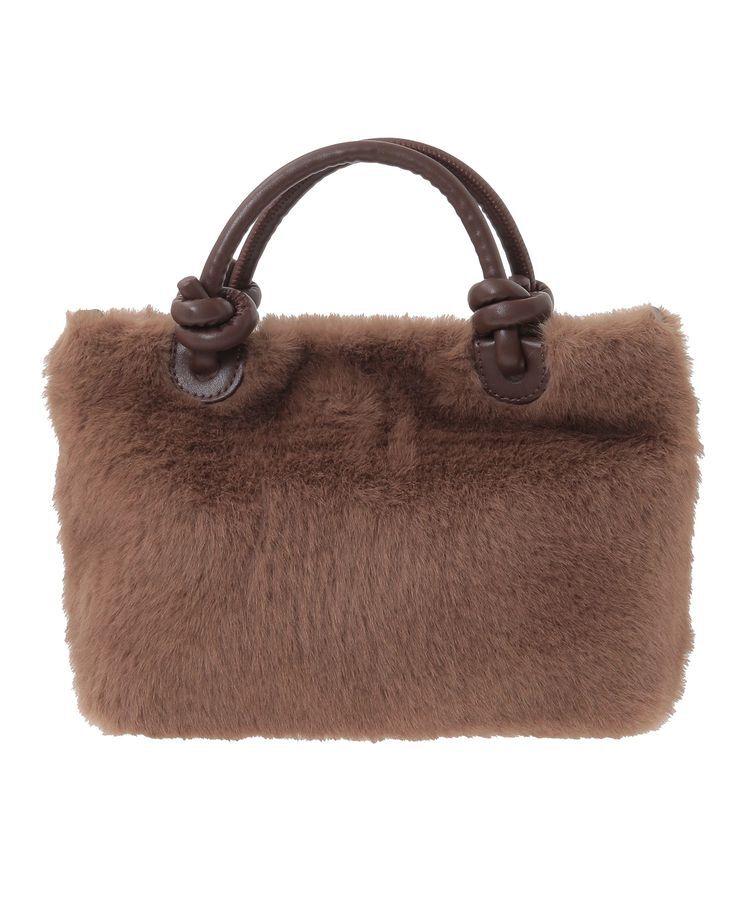 YECCA VECCA「【cache cache】フェイクファーバッグ」|ショルダー・メッセンジャー|