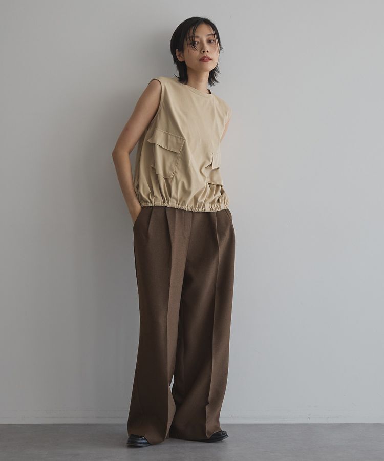 GARAGE OF GOOD CLOTHING「ポケット付ギャザープルオーバー」|Tシャツ・カットソー|