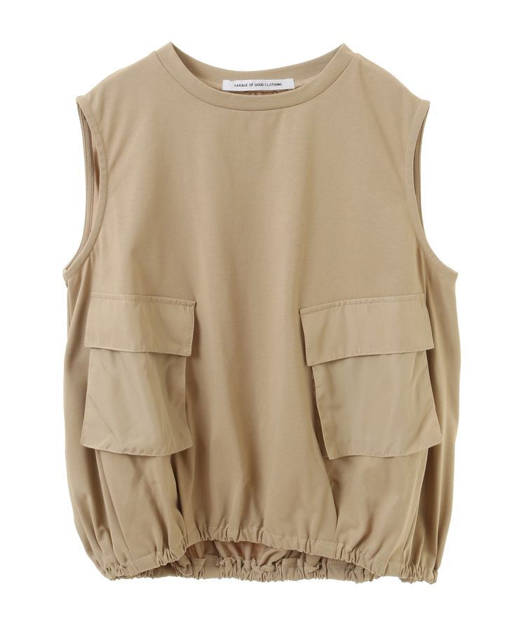 GARAGE OF GOOD CLOTHING「ポケット付ギャザープルオーバー」|Tシャツ・カットソー|