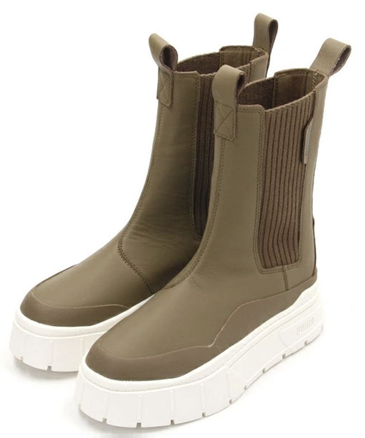 GARAGE OF GOOD CLOTHING「【PUMA】メイズスタックチェルシー」|ショートブーツ|チョコレート