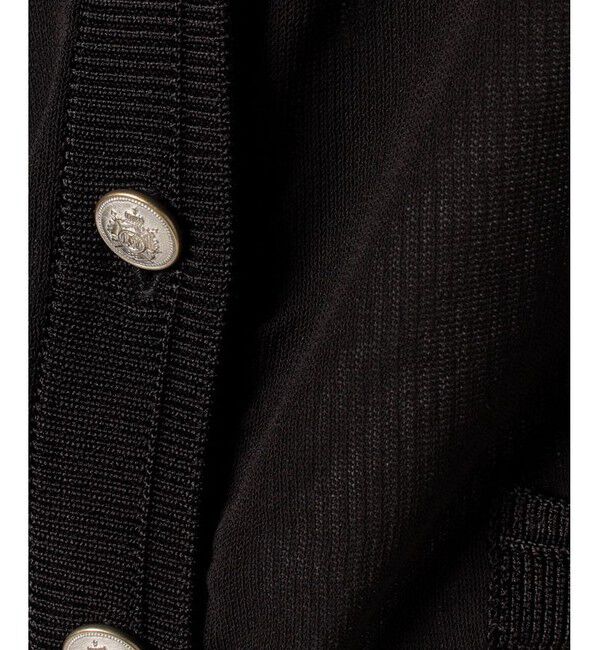 allureville「シアーコイルチュールジレ」|カーディガン|