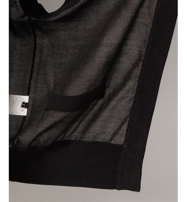 allureville「シアーコイルチュールジレ」|カーディガン|