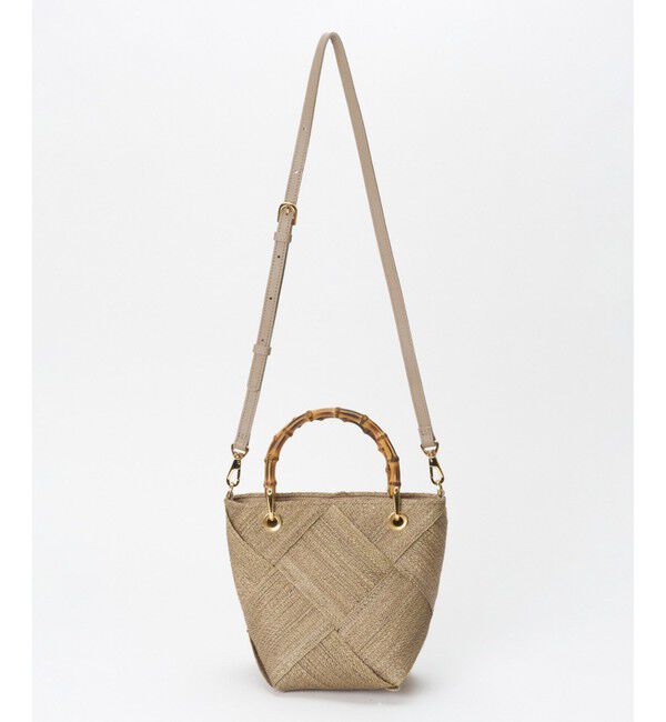 allureville「【VIOLAd'ORO (ヴィオラドーロ)】 MIROアバカメッシュバンブー」|ショルダー・メッセンジャー|