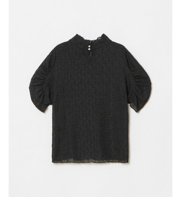 LOULOU WILLOUGHBY「【LOULOU WILLOUGHBY】シアーレーシーパフプルオーバー」|Tシャツ・カットソー|