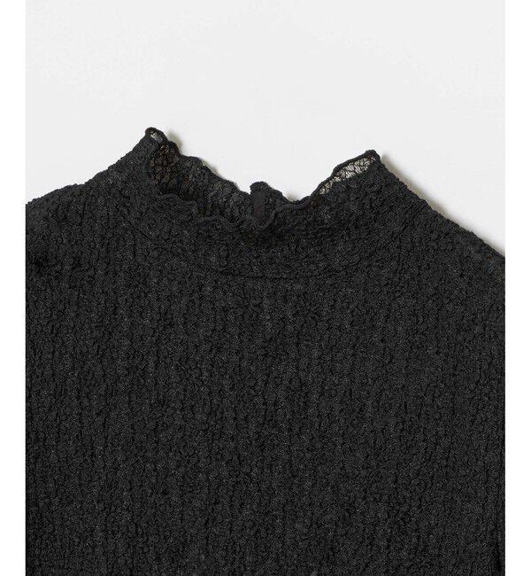 LOULOU WILLOUGHBY「【LOULOU WILLOUGHBY】シアーレーシーパフプルオーバー」|Tシャツ・カットソー|