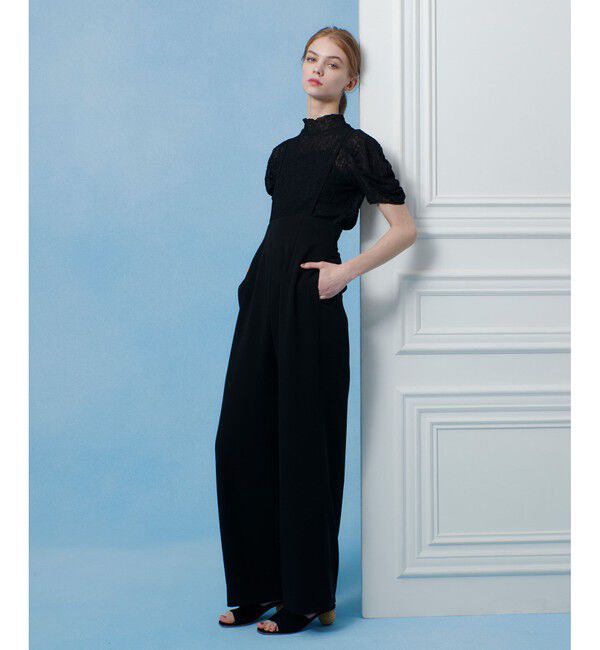 LOULOU WILLOUGHBY「【LOULOU WILLOUGHBY】シアーレーシーパフプルオーバー」|Tシャツ・カットソー|