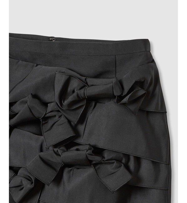 LOULOU WILLOUGHBY「【LOULOU WILLOUGHBY】ランダムリボンタフタスカート」|スカート|