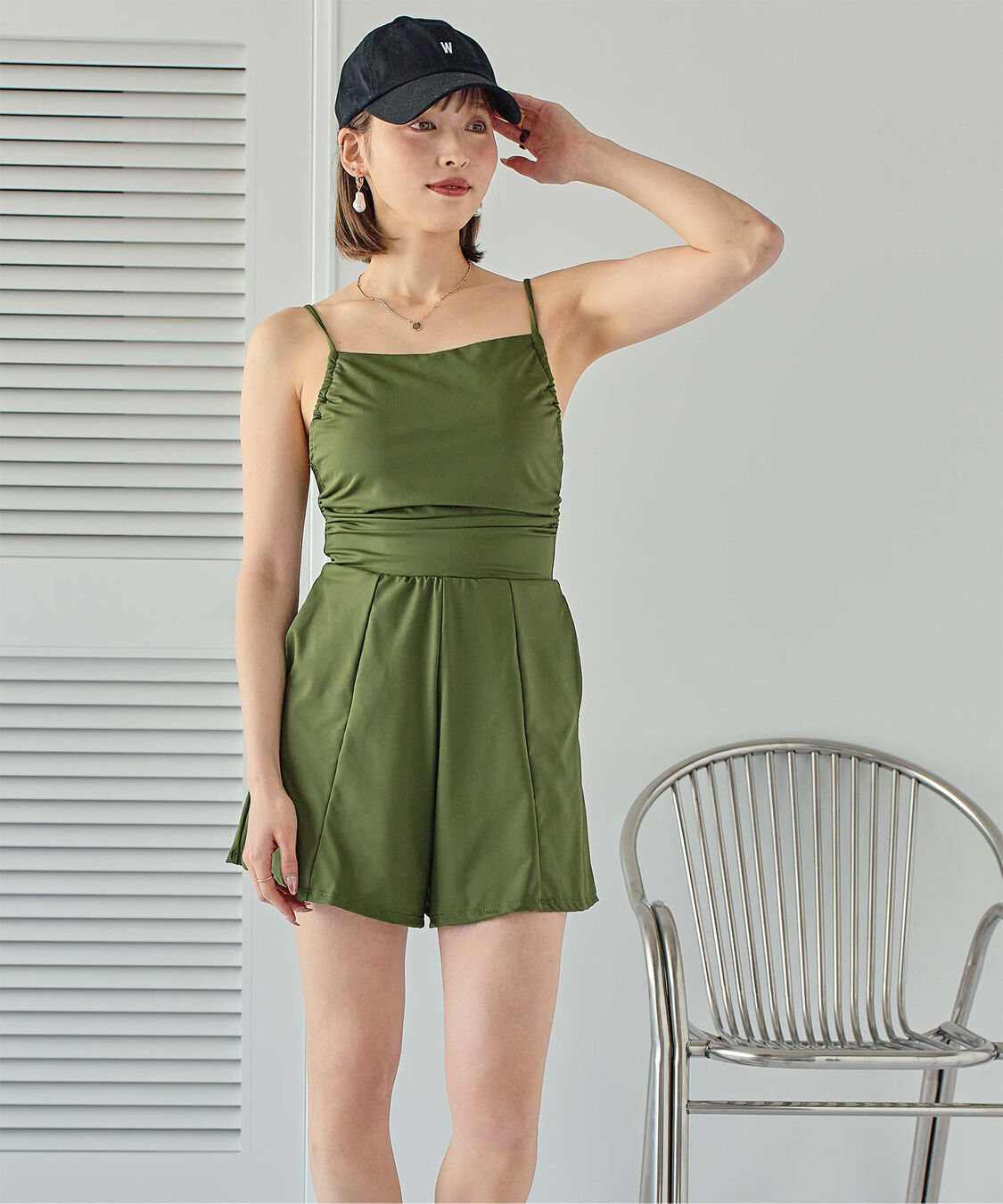 SEA DRESS「ｻｲﾄﾞｷﾞｬｻﾞｰｵｰﾙｲﾝﾜﾝ/ﾜﾝﾋﾟｰｽ水着」|コンビネゾン|