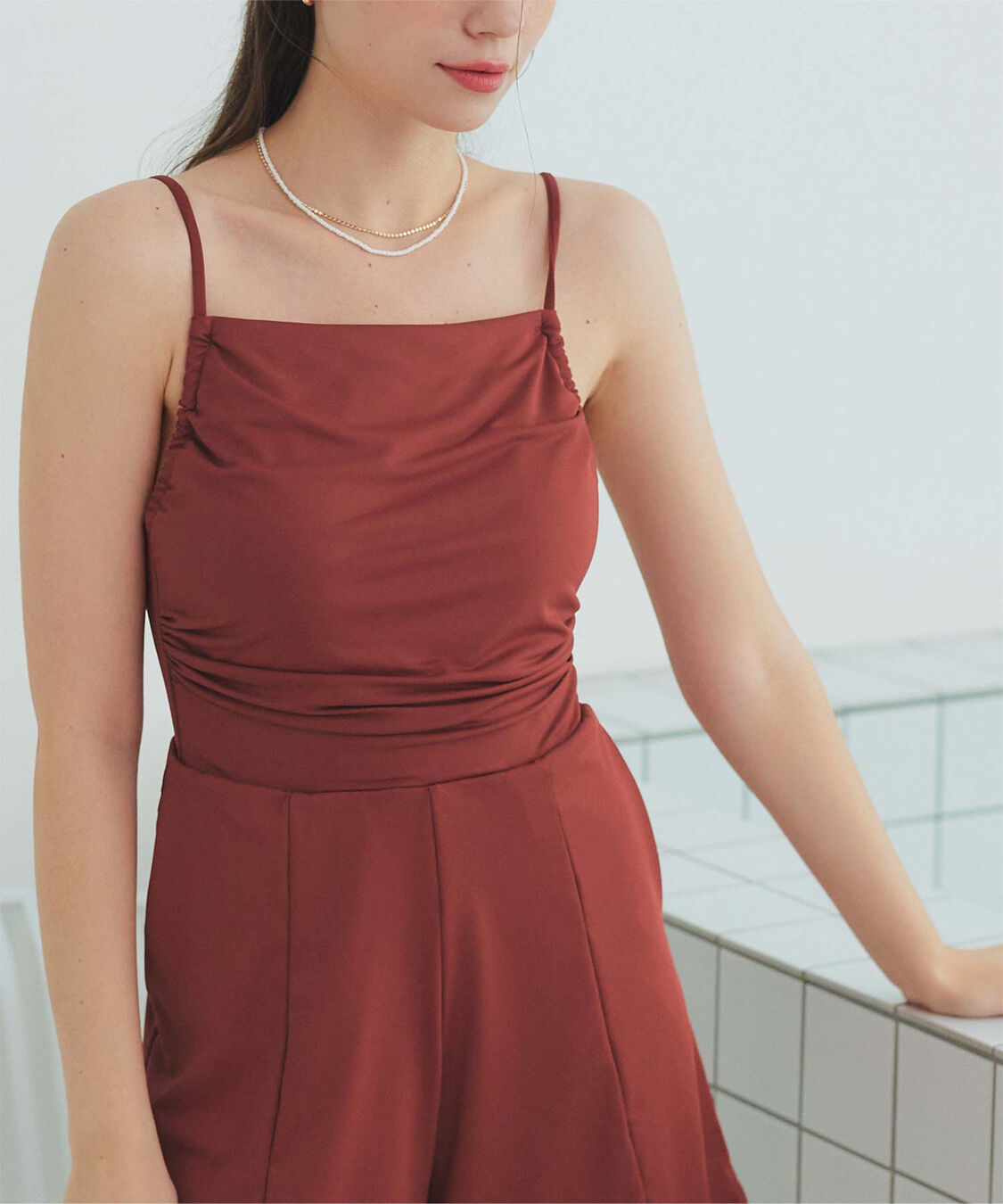 SEA DRESS「ｻｲﾄﾞｷﾞｬｻﾞｰｵｰﾙｲﾝﾜﾝ/ﾜﾝﾋﾟｰｽ水着」|コンビネゾン|