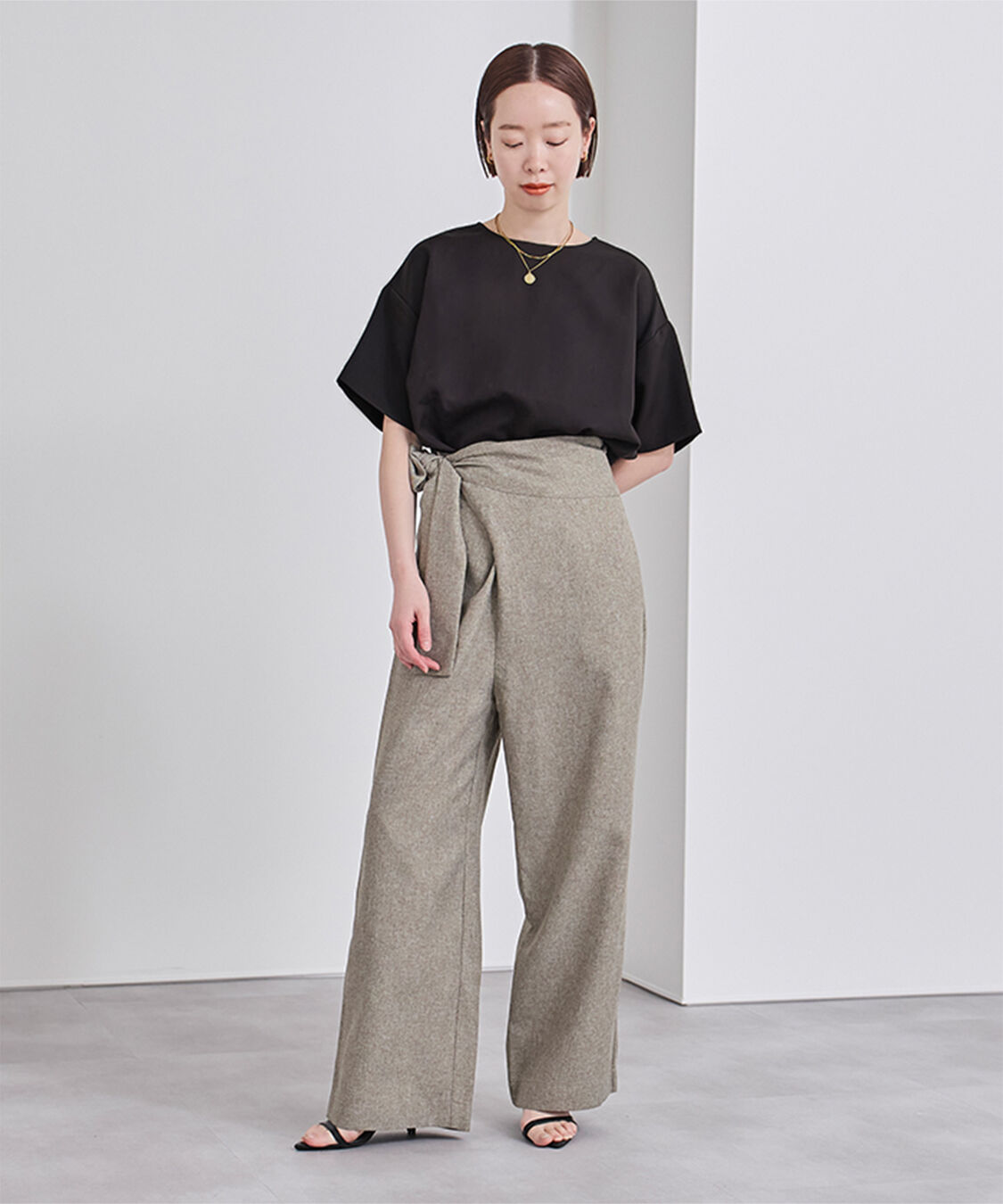 ur's「クルーネックワイドトップス」|Tシャツ・カットソー|