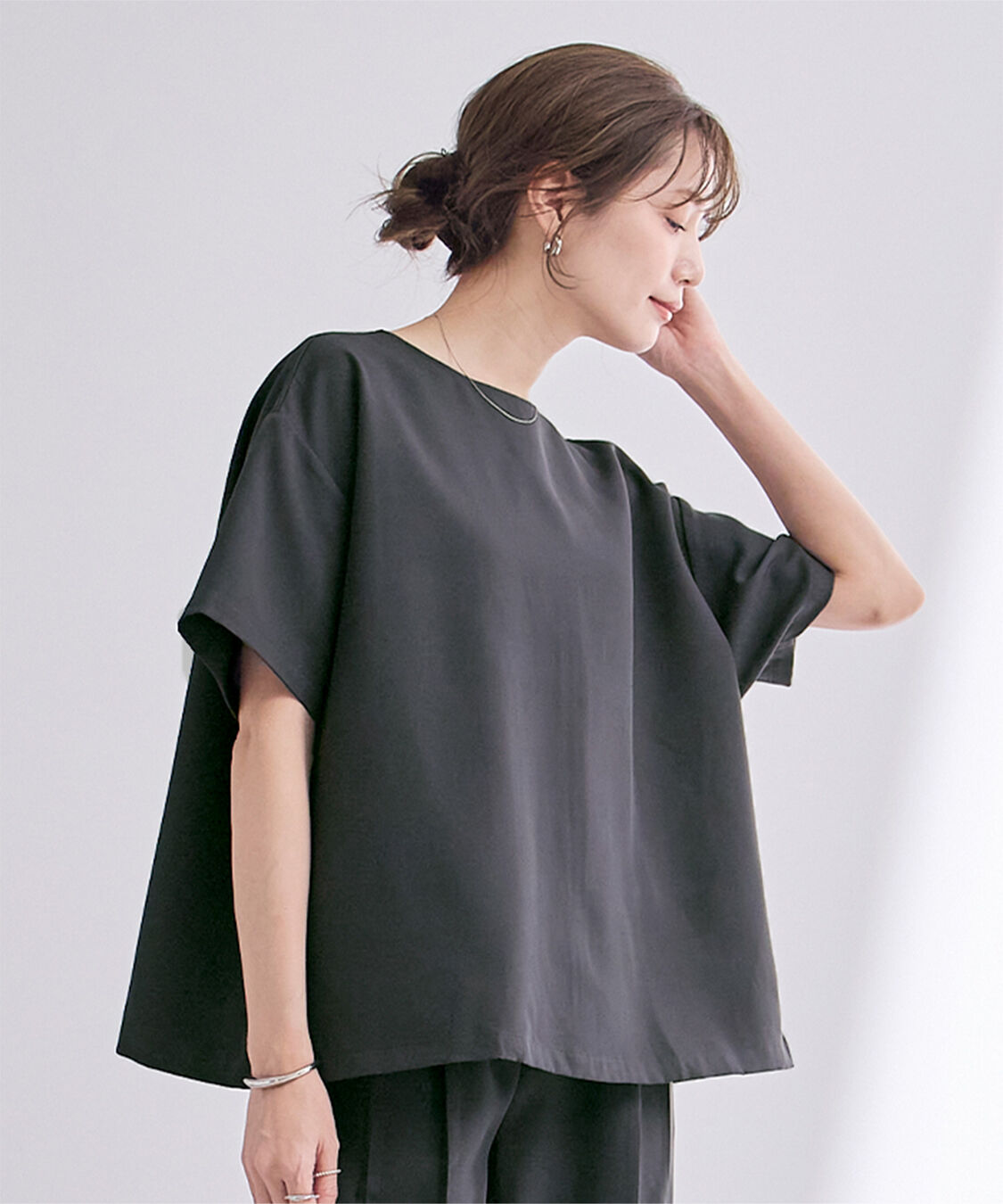 ur's「クルーネックワイドトップス」|Tシャツ・カットソー|