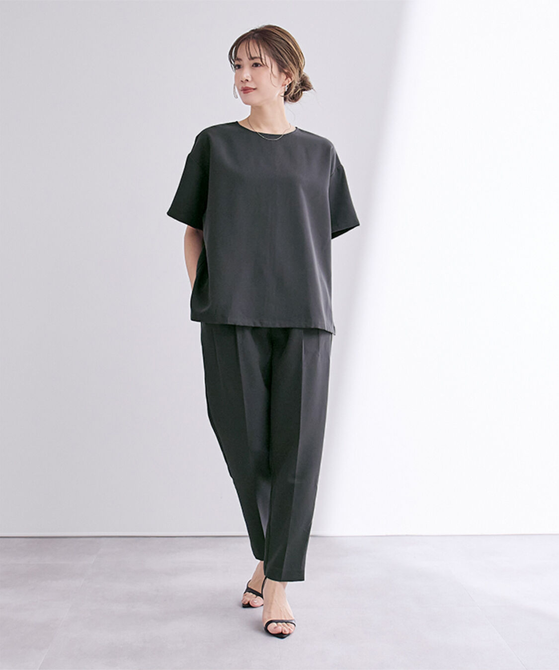 ur's「クルーネックワイドトップス」|Tシャツ・カットソー|