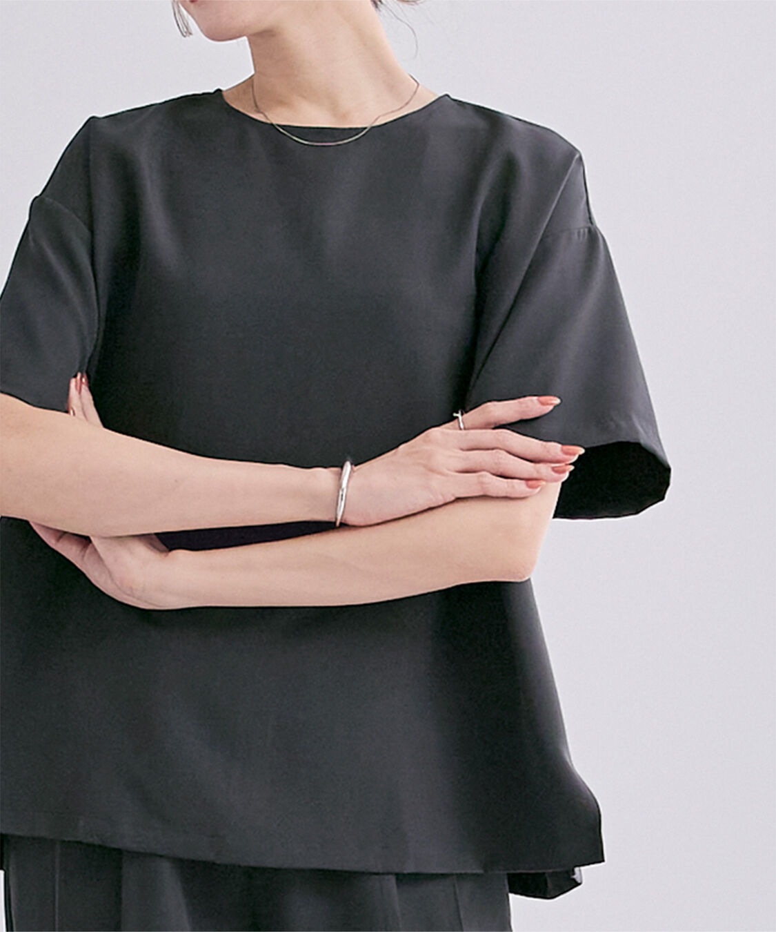 ur's「クルーネックワイドトップス」|Tシャツ・カットソー|