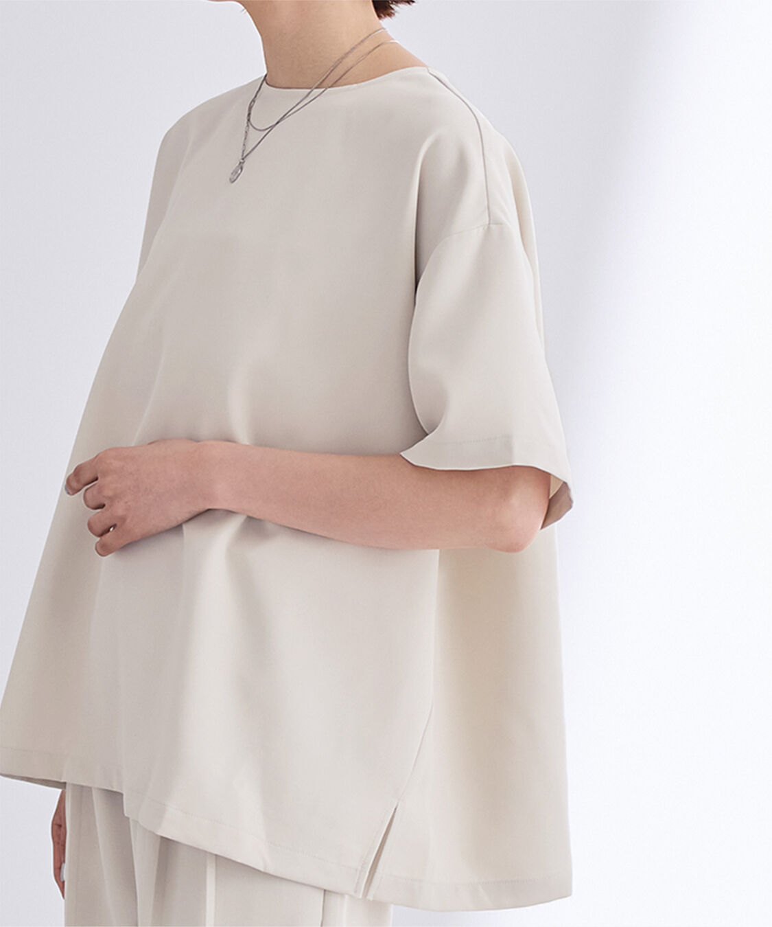 ur's「クルーネックワイドトップス」|Tシャツ・カットソー|