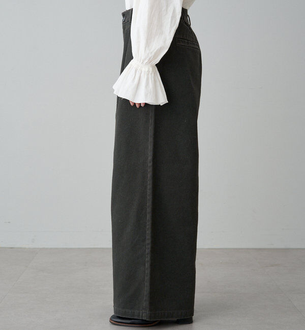  「カツラギ起毛ワンタックワイドパンツ」|その他|