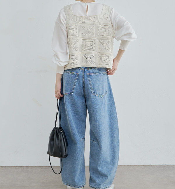  「すかし編みニットビスチェ」|ニット・セーター|