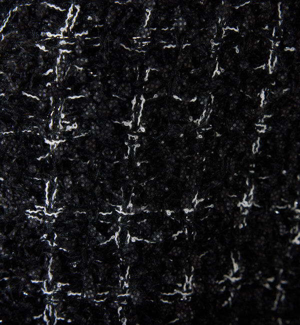  「【ロングシーズン使える！】ツイードニットジャケット」|ニット・セーター|