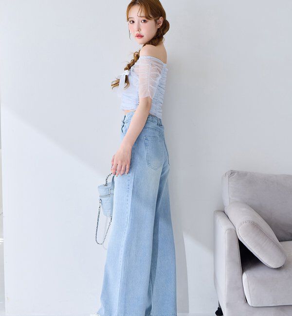  「サイドドロストシアーブラウス」|シャツ・ブラウス|