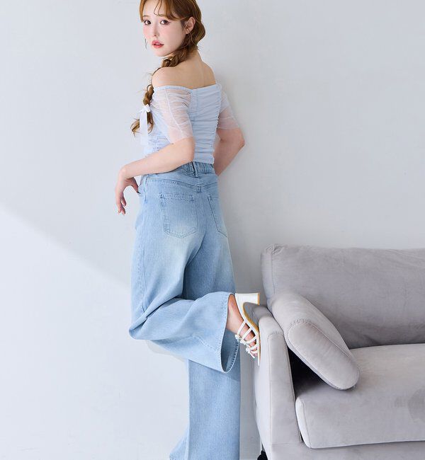  「サイドドロストシアーブラウス」|シャツ・ブラウス|