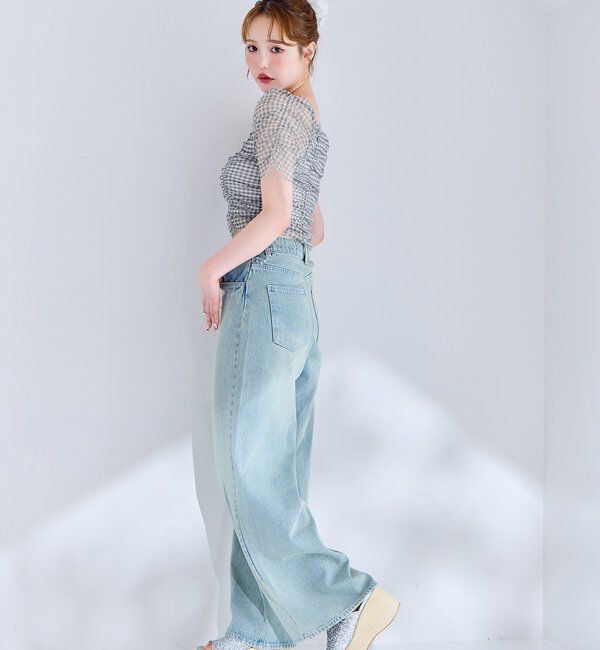  「サイドドロストシアーブラウス」|シャツ・ブラウス|