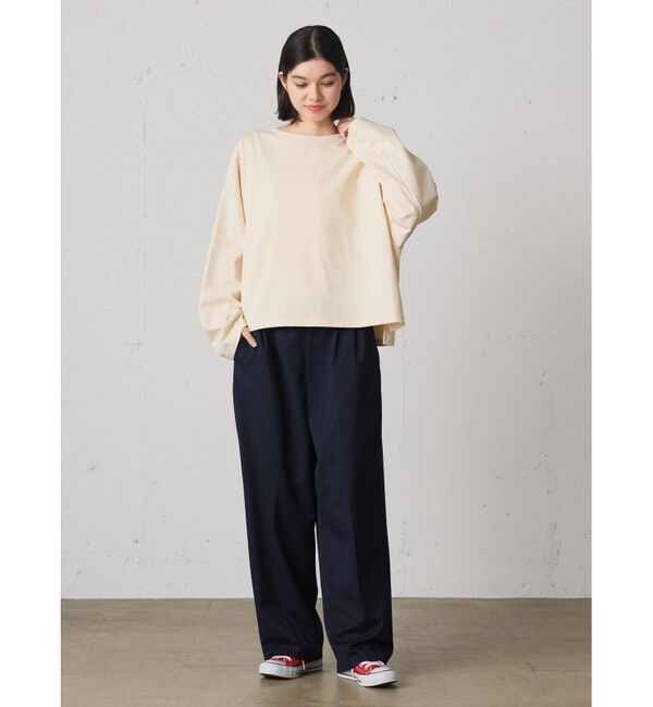 MidiUmi「MidiUmi ワイドクループルオーバー」|Tシャツ・カットソー|