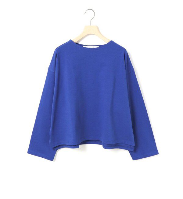 MidiUmi「MidiUmi ワイドクループルオーバー」|Tシャツ・カットソー|ブルー