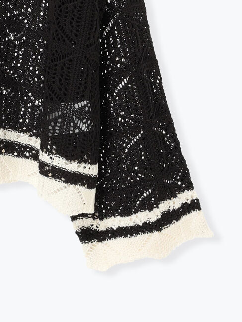 Lugnoncure「◎クロシェ編み風ショートカーディガン」|カーディガン|