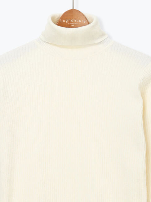 Lugnoncure「もちもちリブタートルニット」|ニット・セーター|