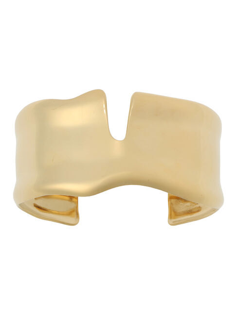 Te chichi「ステンレスワイドスリットバングル」|ブレスレット・バングル|ゴールド