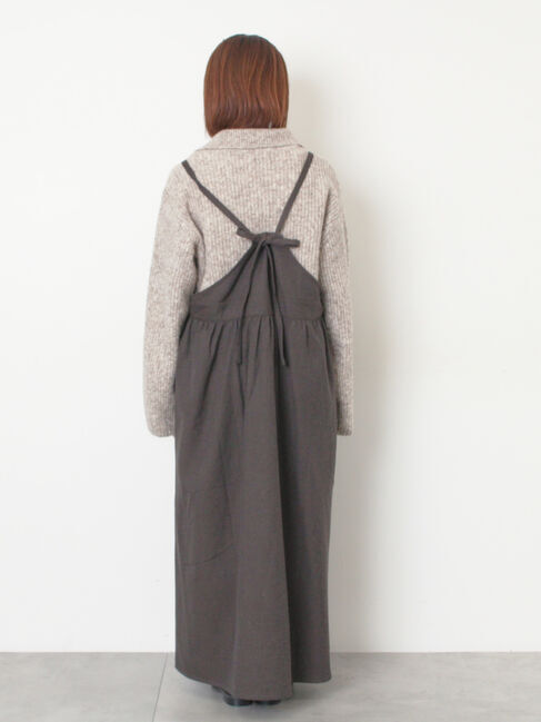 Samansa Mos2「襟付ニットカーディガン」|カーディガン|