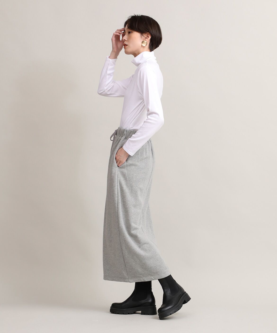 DAY by DAY it&rsquo;s international「ハイネックカットソー《スビン綿MIXフライス》」|Tシャツ・カットソー|