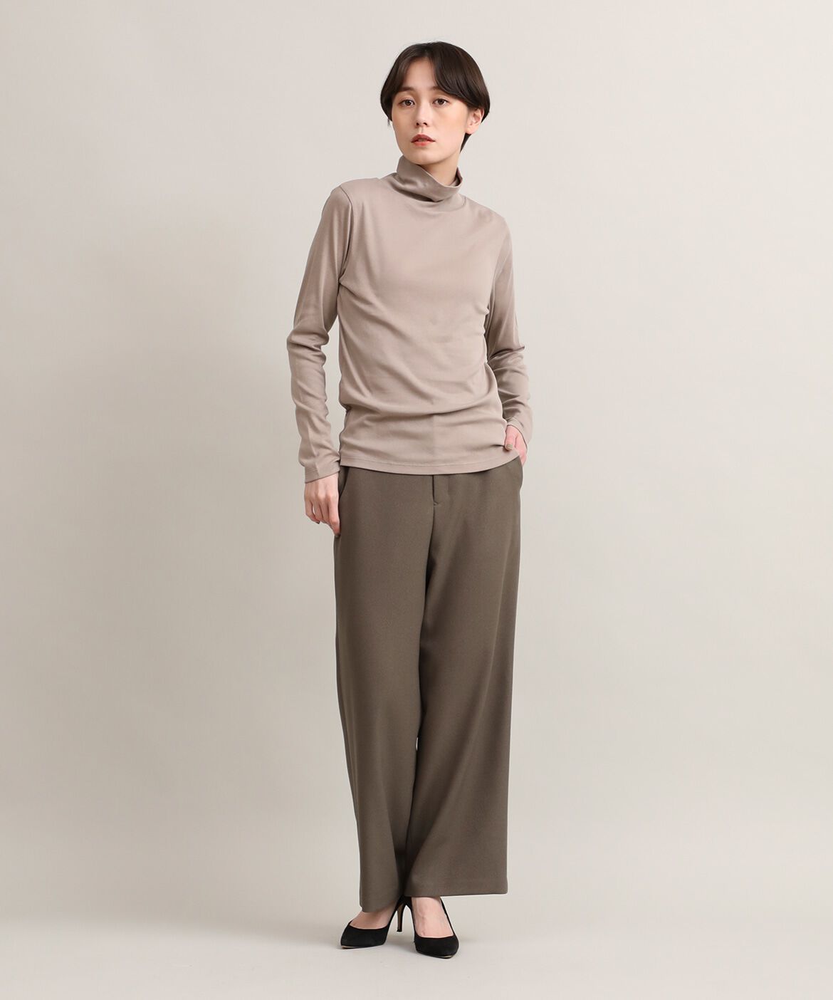 DAY by DAY it&rsquo;s international「ハイネックカットソー《スビン綿MIXフライス》」|Tシャツ・カットソー|