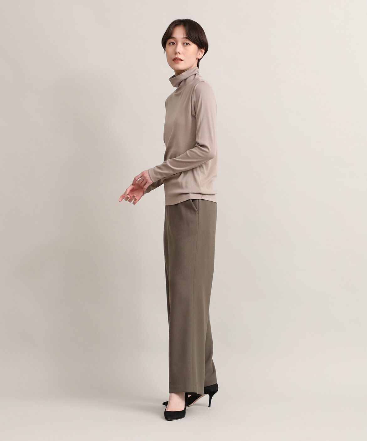 DAY by DAY it&rsquo;s international「ハイネックカットソー《スビン綿MIXフライス》」|Tシャツ・カットソー|