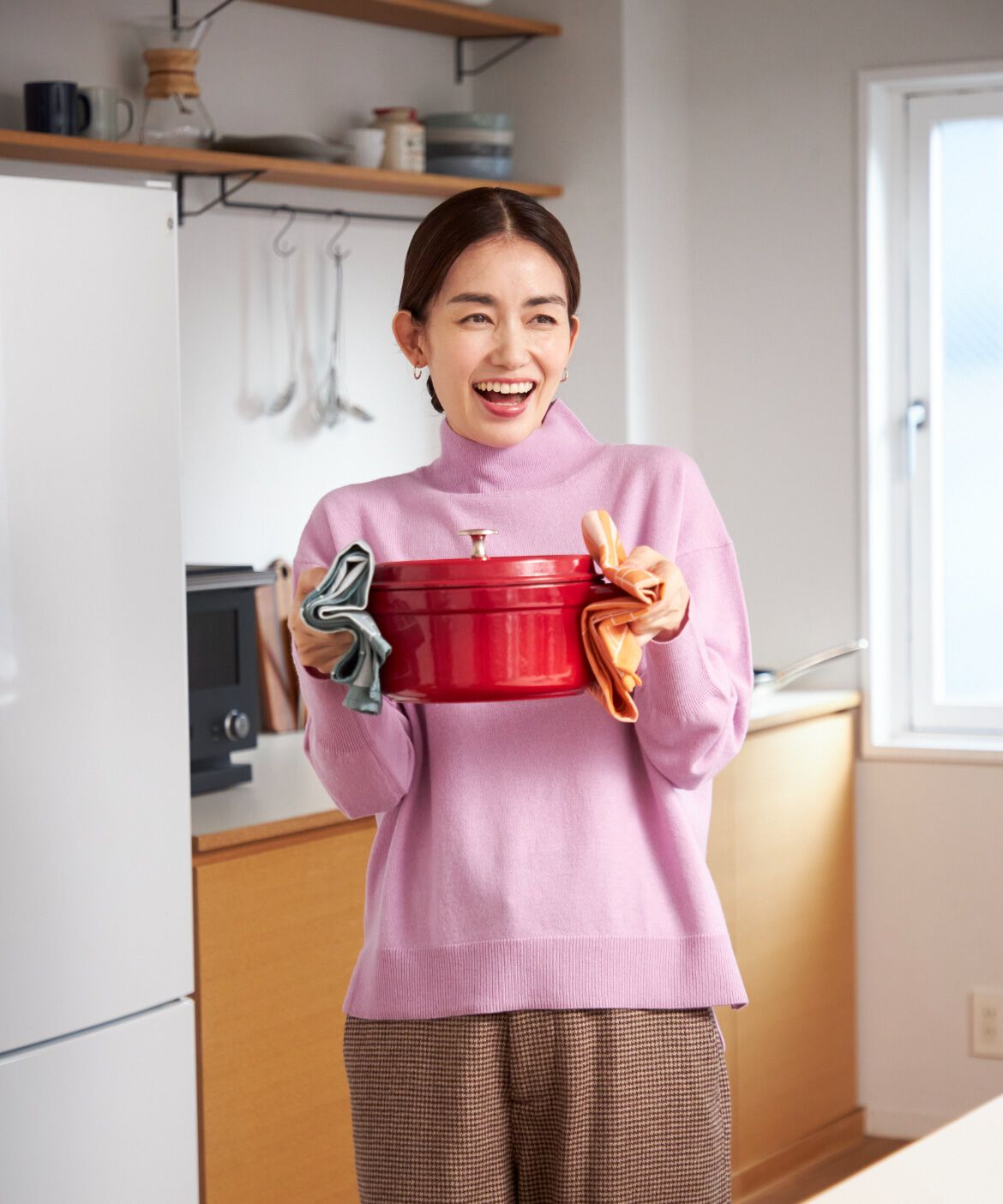 INED「ハイネックプルオーバーニット」|ニット・セーター|