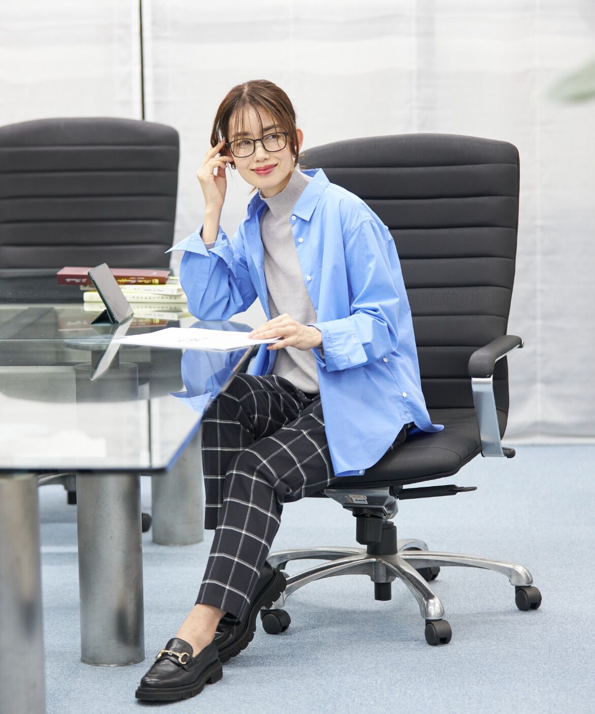 INED「ハイネックプルオーバーニット」|ニット・セーター|