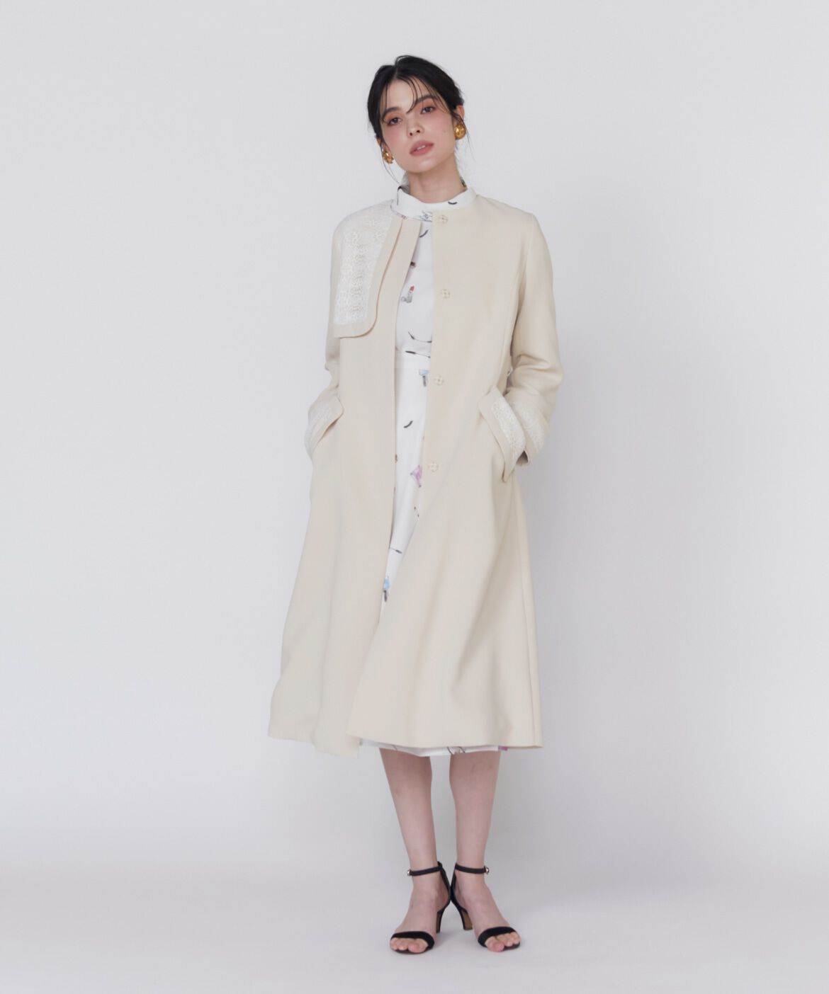 Maglie le cassetto「コスメプリントワンピース《Viscotecs》」|ワンピース|