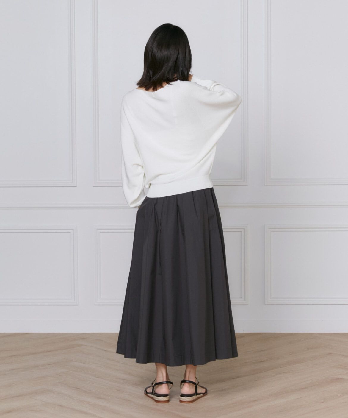 INED「《大きいサイズ》ドルマンスリーブニット《Cuoo》」|ニット・セーター|