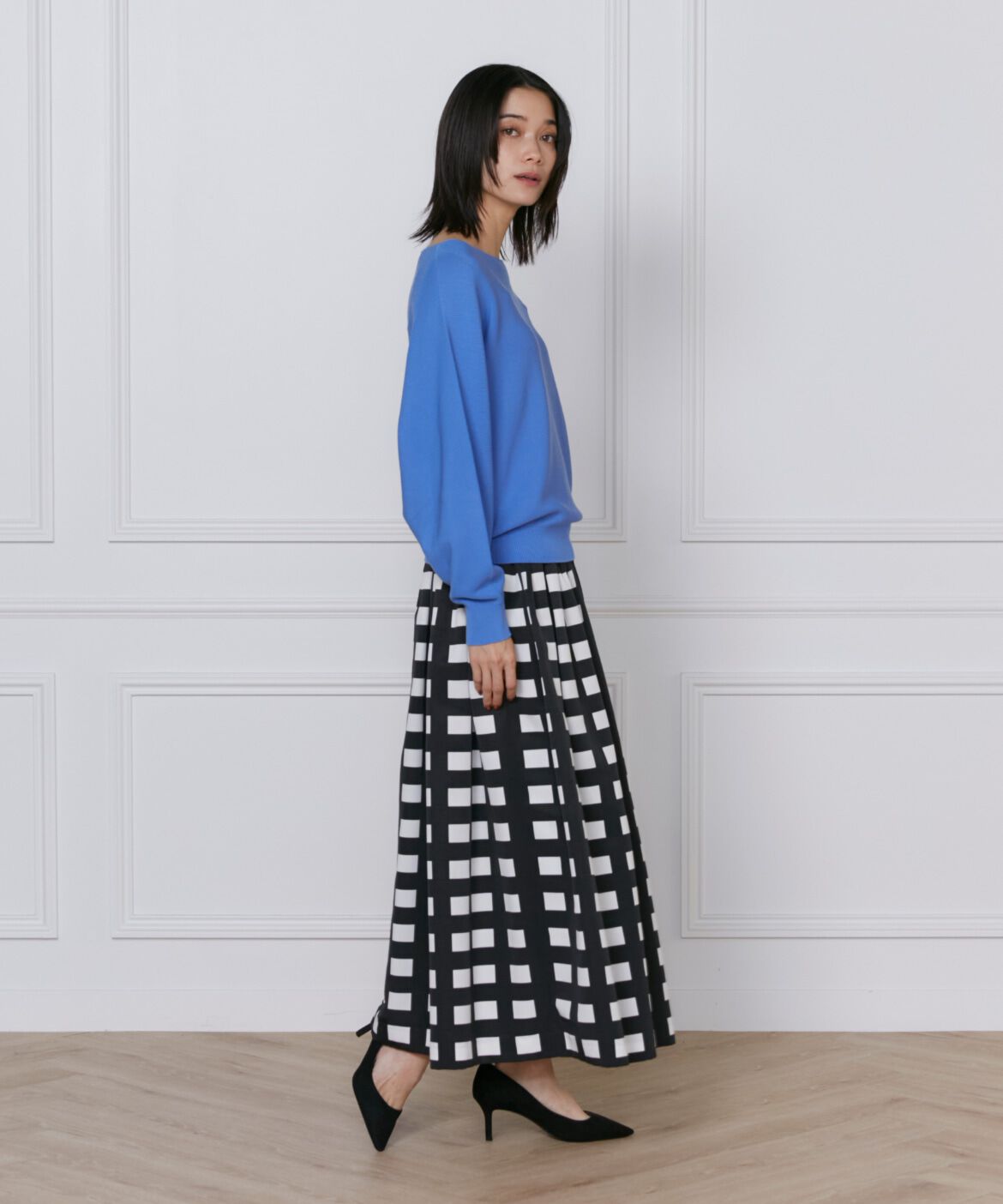 INED「《大きいサイズ》ドルマンスリーブニット《Cuoo》」|ニット・セーター|