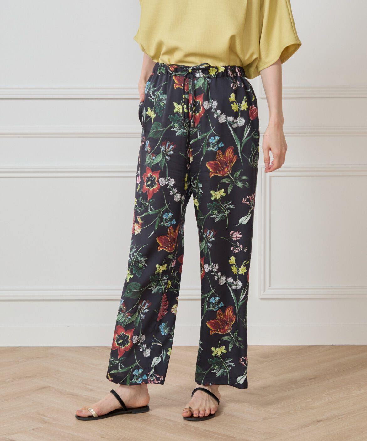 7-IDconcept.「ボタニカルプリントイージーパンツ」|その他|