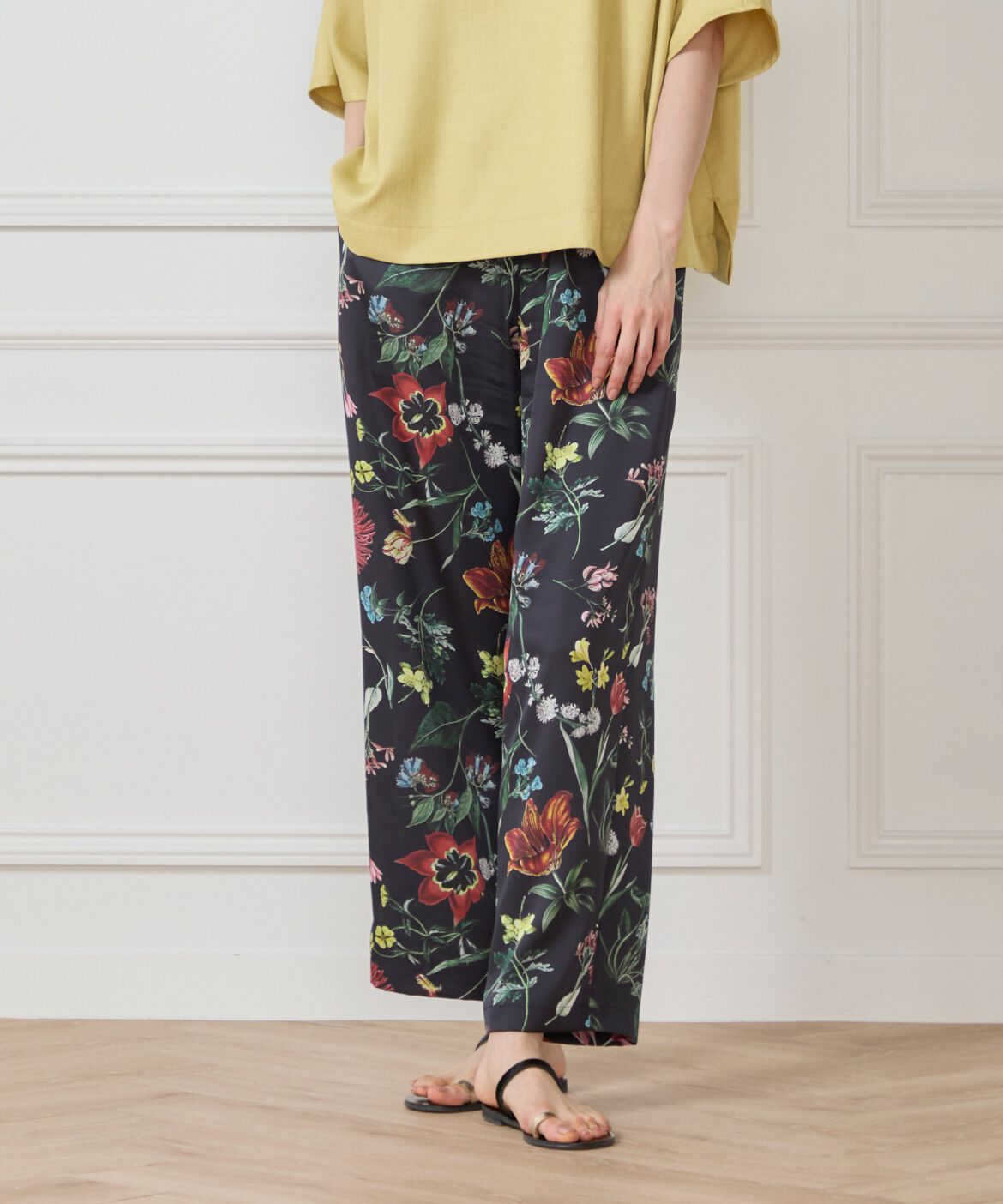 7-IDconcept.「ボタニカルプリントイージーパンツ」|その他|