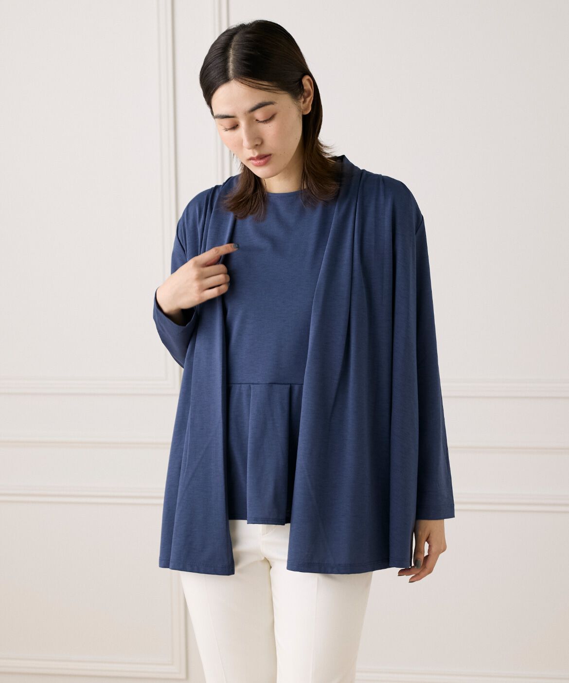 7-IDconcept.「着流しカーディガン」|カーディガン|