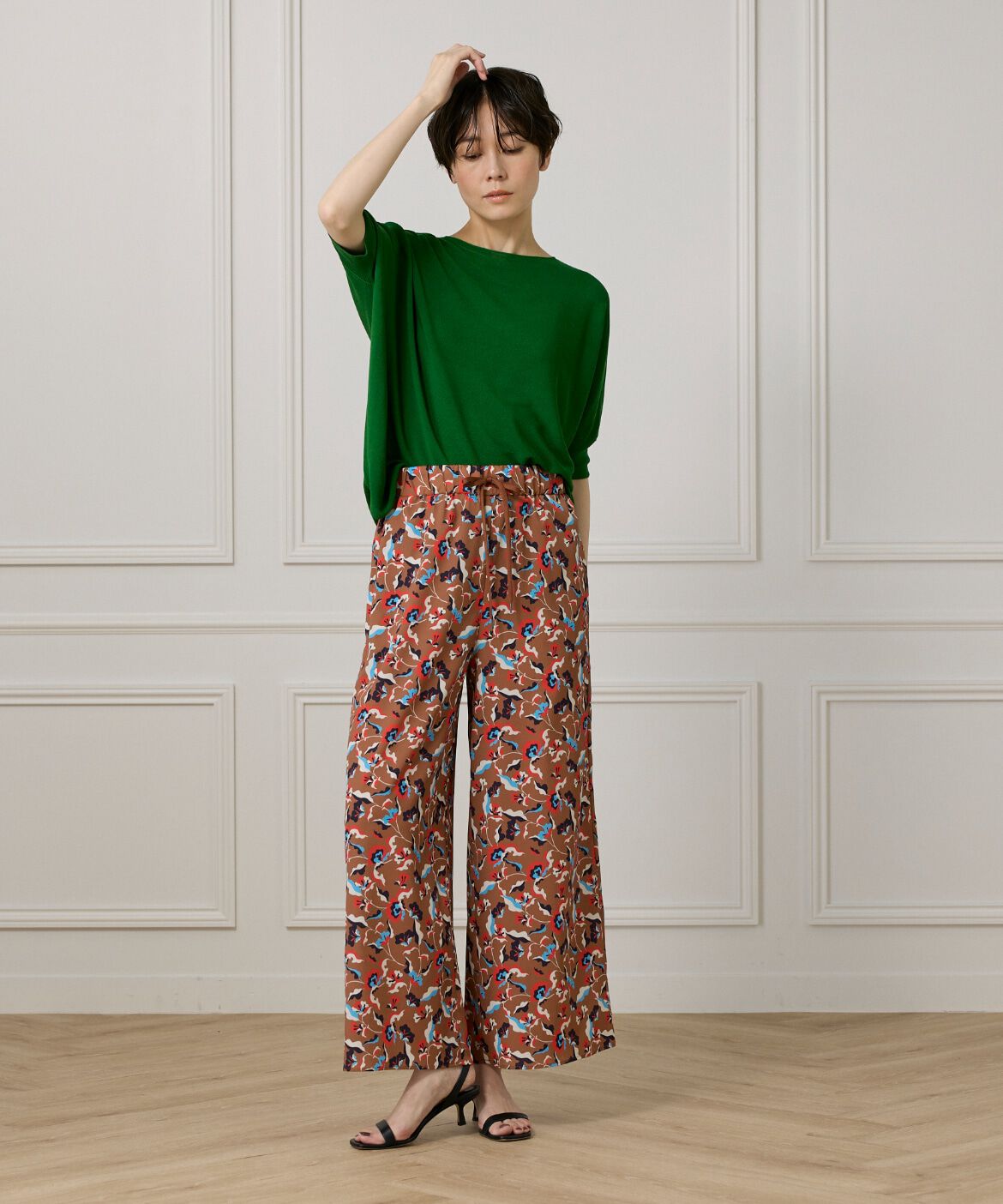 I.T.'S international「ヴィンテージフラワーイージーパンツ」|その他|