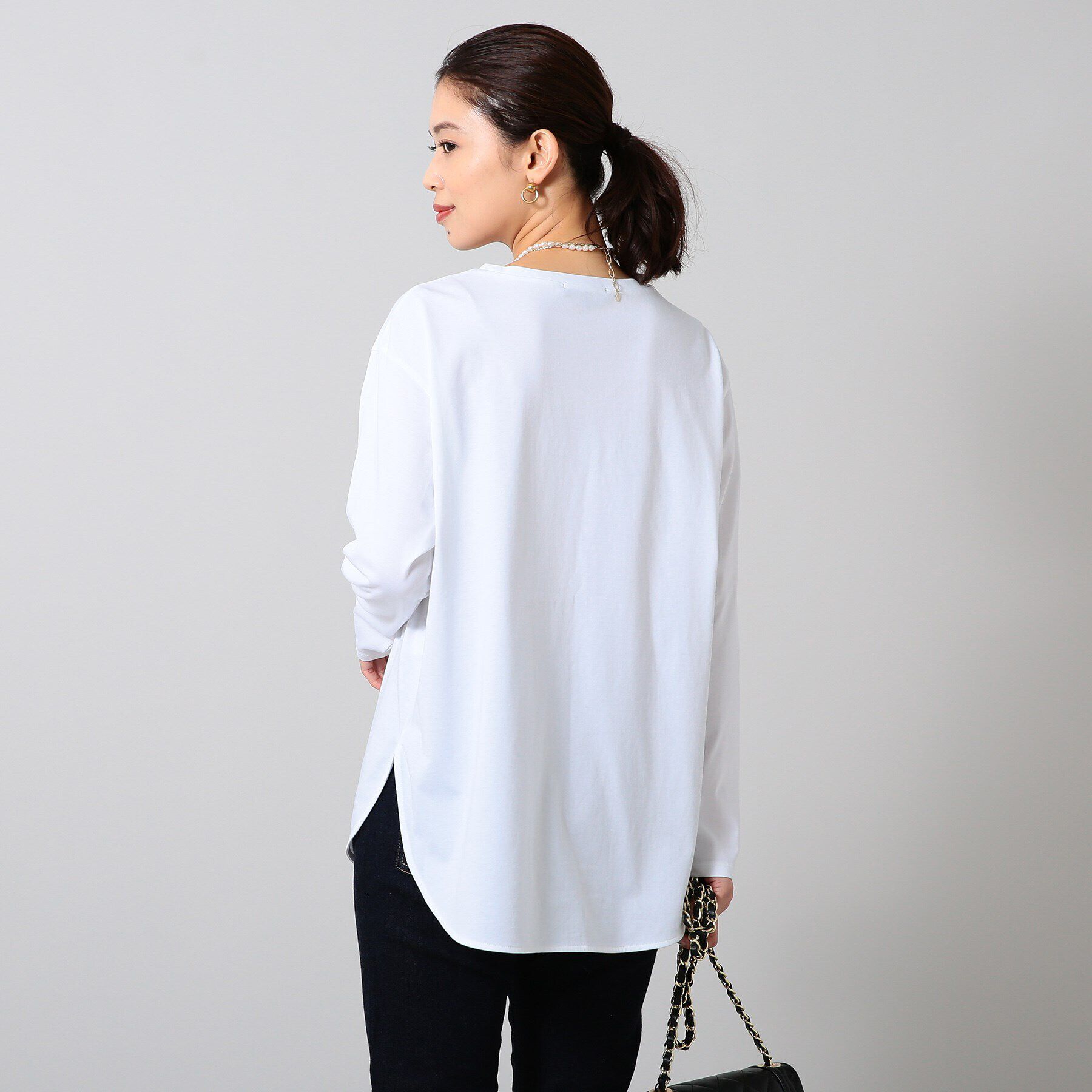 UNTITLED「サイロプレミアム天竺 長袖Tシャツ」|Tシャツ・カットソー|