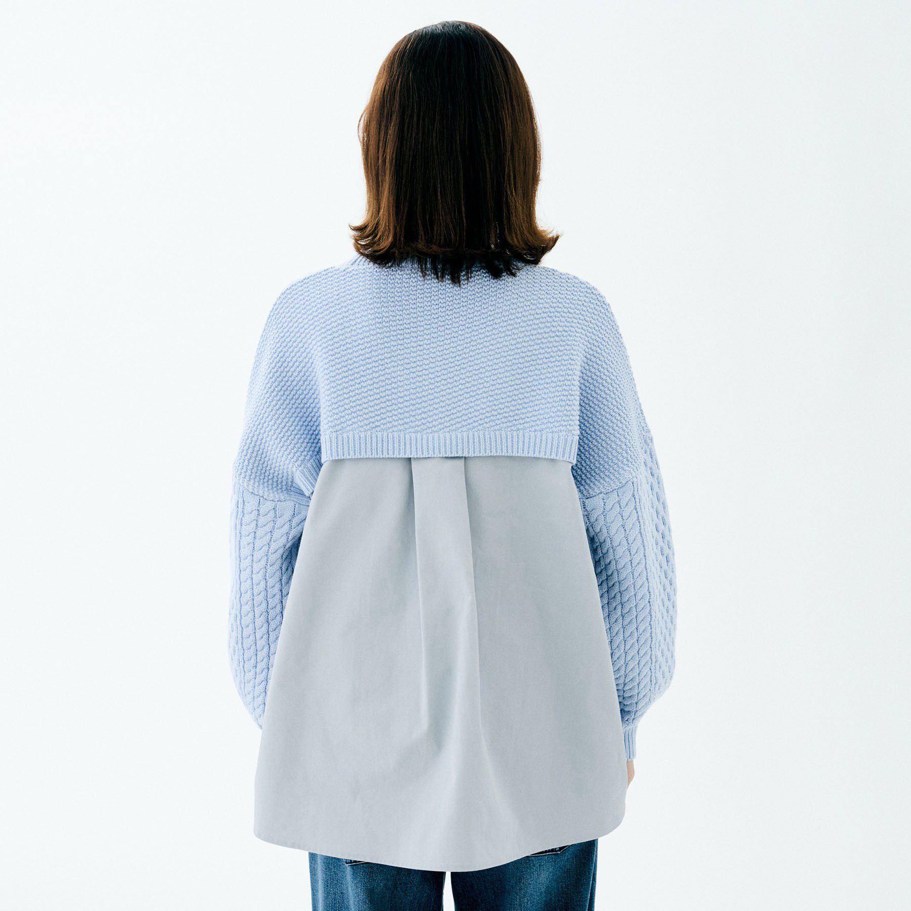 UNTITLED「【TORRAZZO DONNA】ドッキングニットトップス」|ニット・セーター|