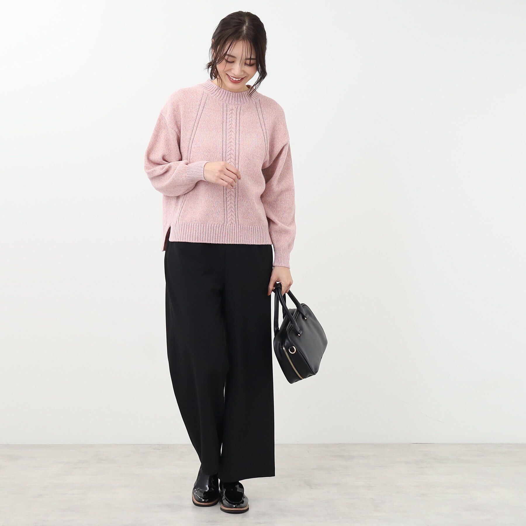 Reflect「【E‐QUALITY／手洗い可／ウエスト総ゴム】ストレートワイドパンツ」|その他|