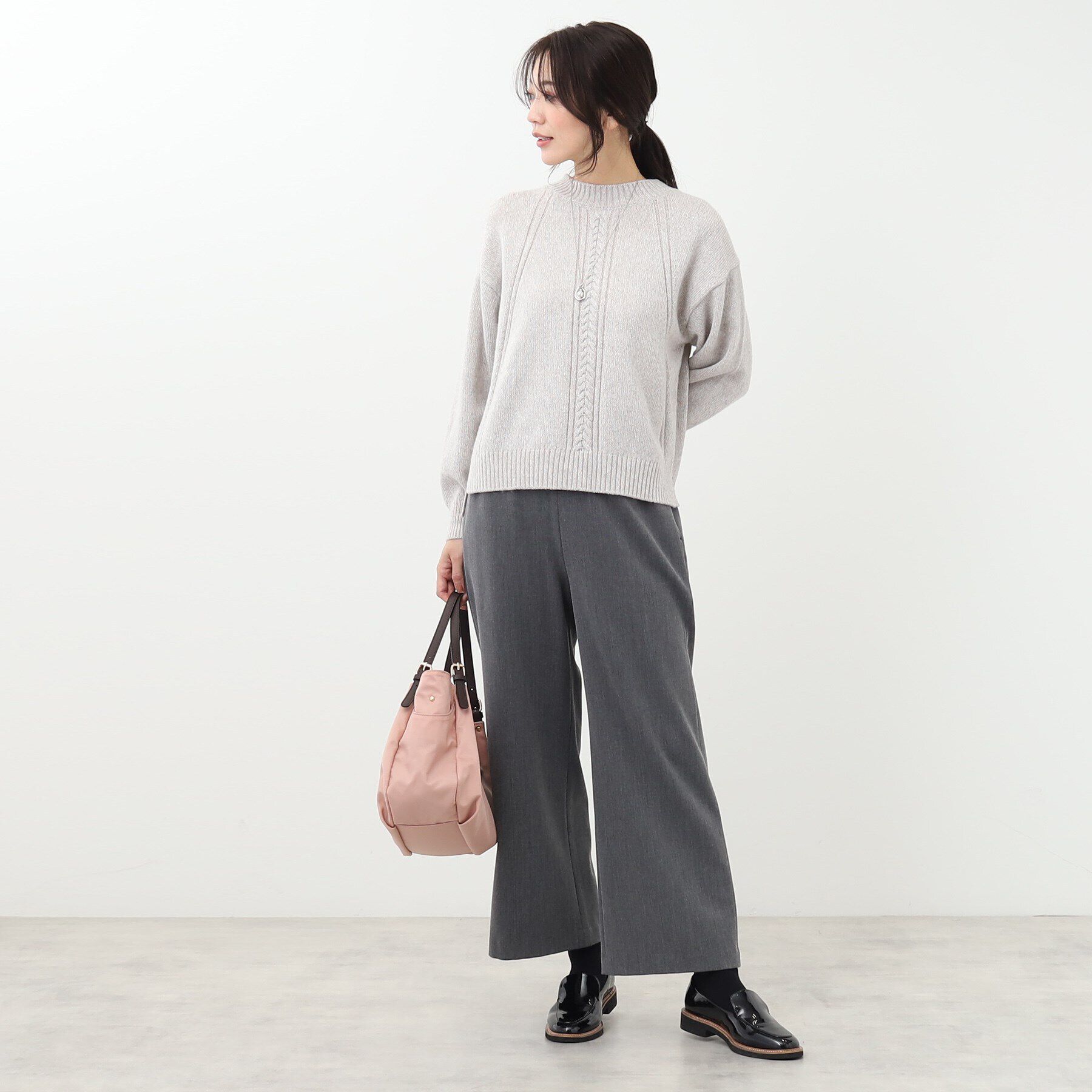 Reflect「【E‐QUALITY／手洗い可／ウエスト総ゴム】ストレートワイドパンツ」|その他|